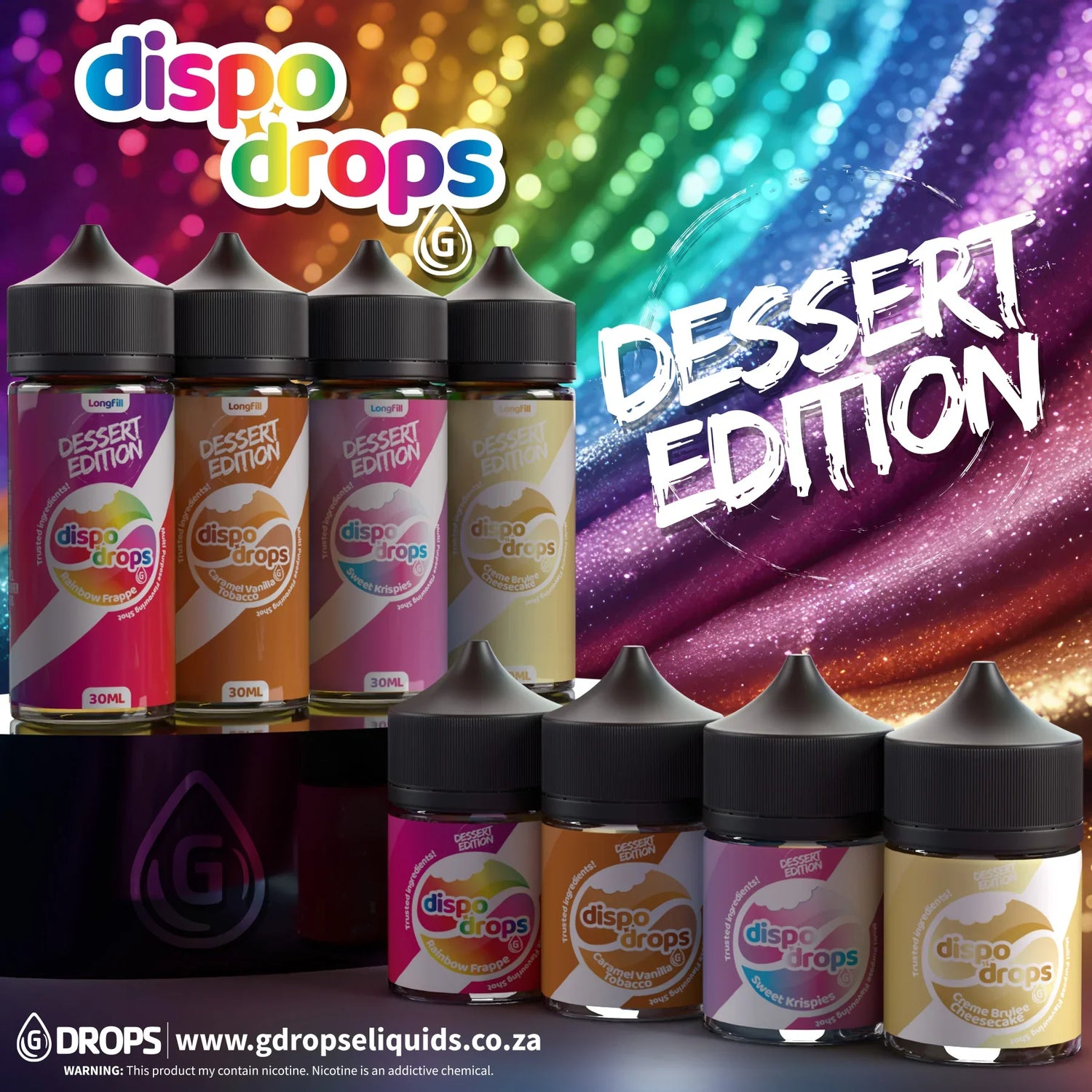 Dispo Drops Dessert Edition 60ml Combo