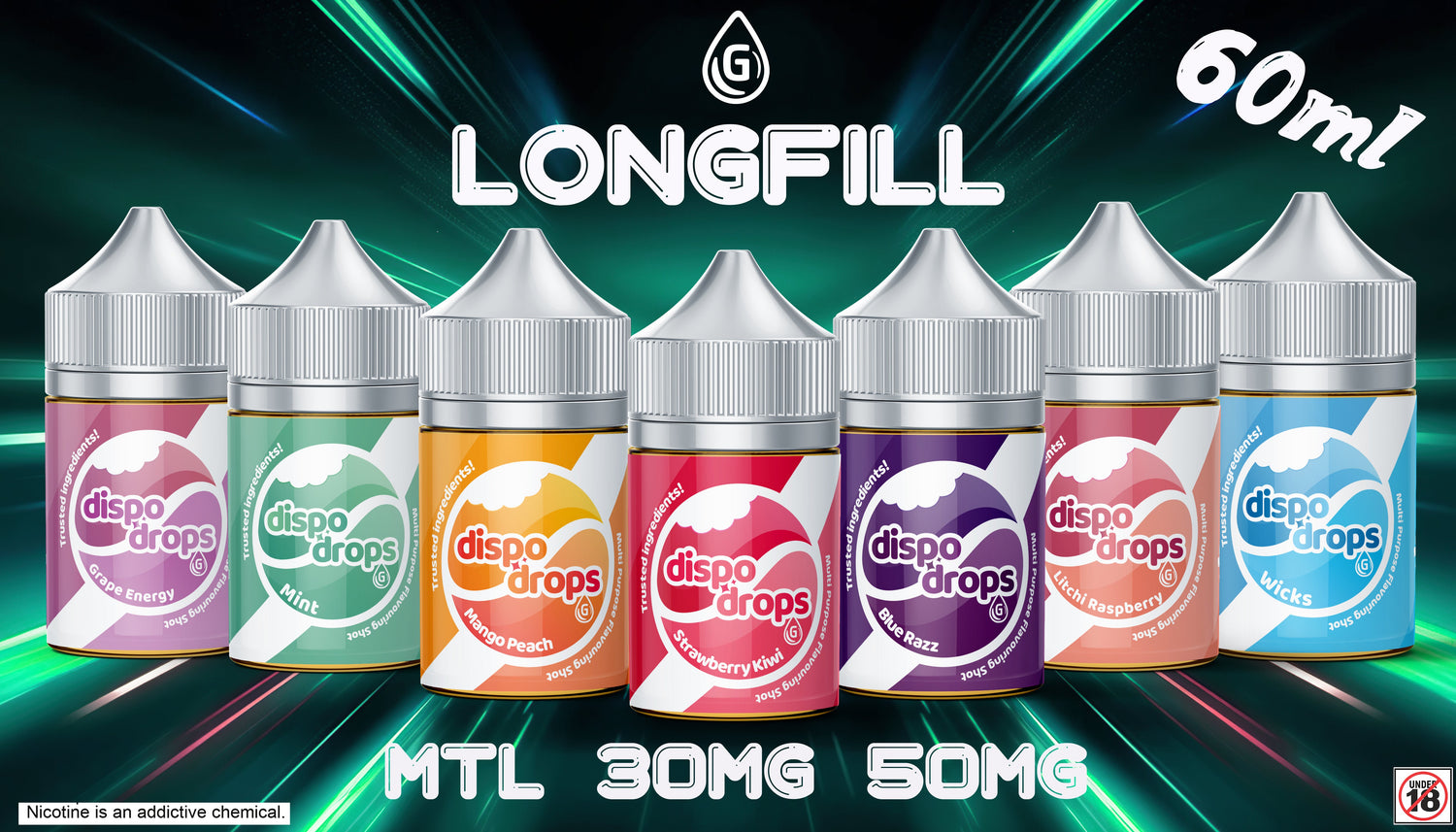 Dispo Drops 60ml Combo